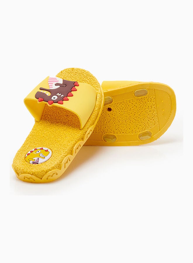 Camel Safari - Kids Non-Slip Lightweight Slides Cadmium Yellow - Image 1
