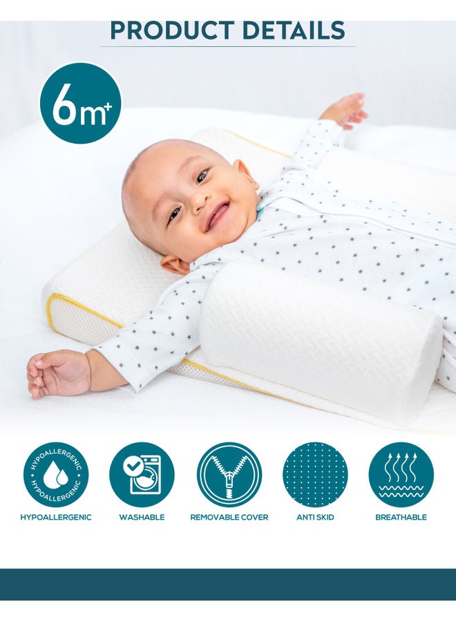 PARRY LIFE Baby Pillow With Organic Sleep Positioner - Image 2