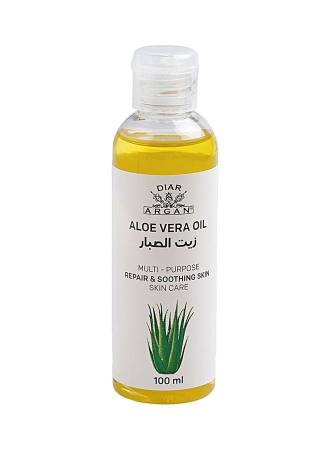 Diar Argan Aloe Vera Oil For Face Body And Hair 100ml  - Image 1