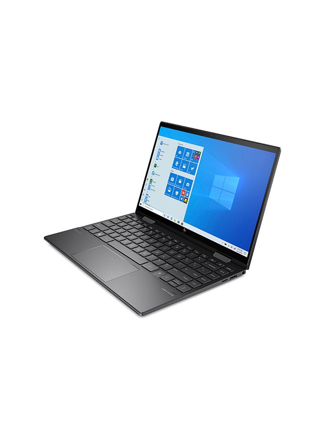 HP - ENVY x360 2 in 1 Laptop 13-AY1001NE With 13.3Inch Full HD Display touch screen, AMD Ryzen 5 processor/ 8GB RAM/ 512GB SSD, AMDRadeon Graphics/ Windows 11/International Version English Nightfall Black Aluminum - Image 1