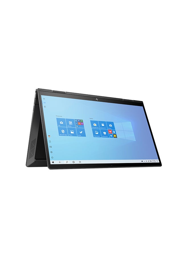 HP - ENVY x360 2 in 1 Laptop 13-AY1001NE With 13.3Inch Full HD Display touch screen, AMD Ryzen 5 processor/ 8GB RAM/ 512GB SSD, AMDRadeon Graphics/ Windows 11/International Version English Nightfall Black Aluminum - Image 1