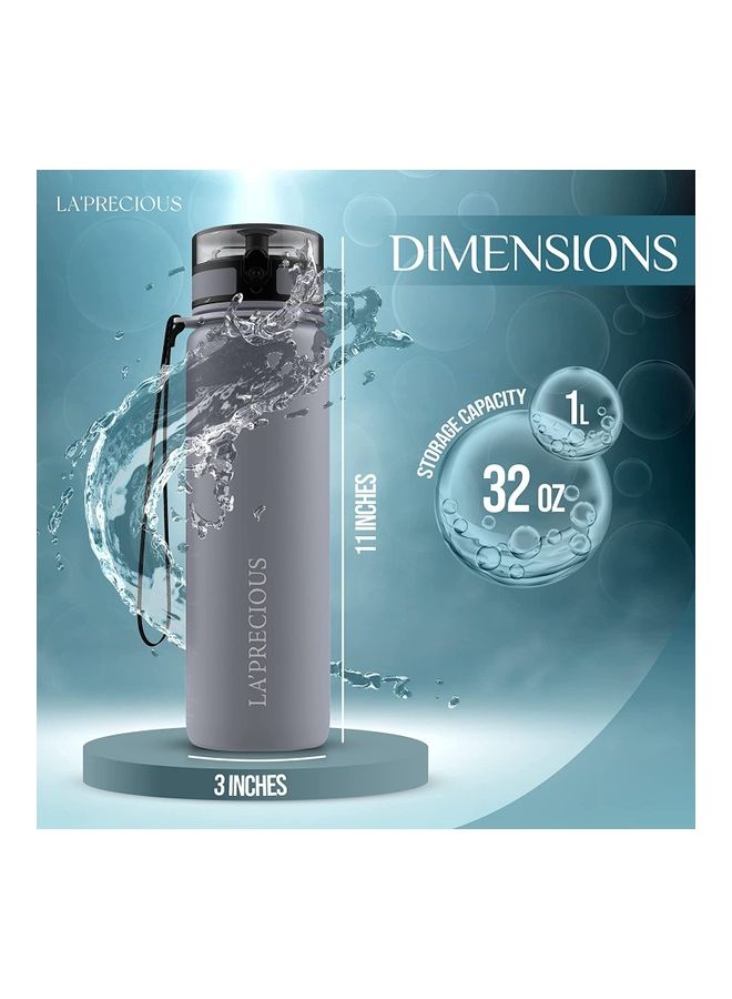 LA' Precious 1L Leakproof Tritan BPA Free Water Bottle