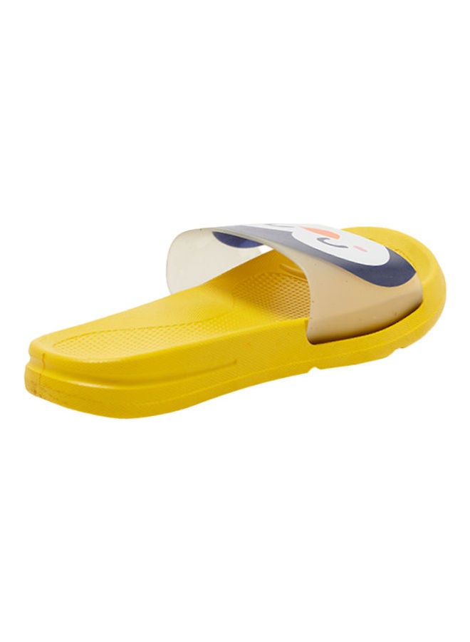 Camel Safari - Kids Non-Slip Lightweight Slides Cadmium Yellow - Image 1