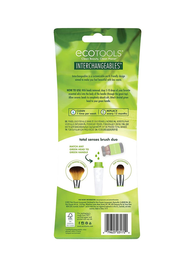 Eco Tools - Interchangeables Total Senses Brush Duo Multicolour - Image 1