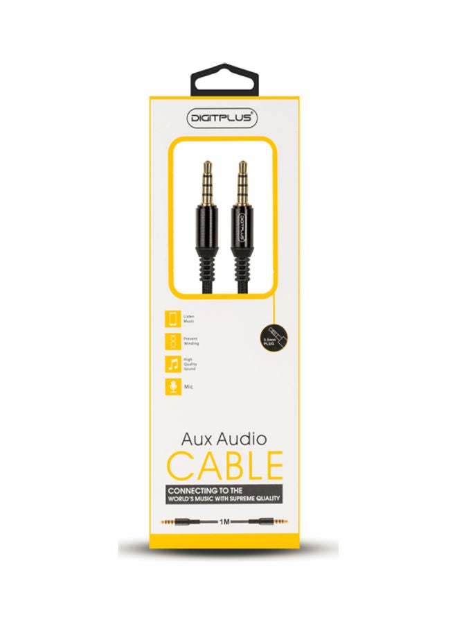 Digitplus Male AUX Cable Black - Image 3