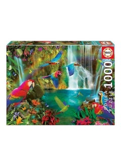 EDUCA 1000-Piece 18457 Tropical Parrots Puzzle 37cm  - Image 1