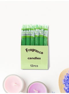 BABAZAM 12-Piece Apple Scented Candle Green 20x12x4cm  - Image 4