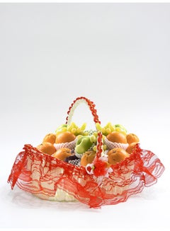 BABAZAM 3 Piece Fabric Handmade Basket White  - Image 5