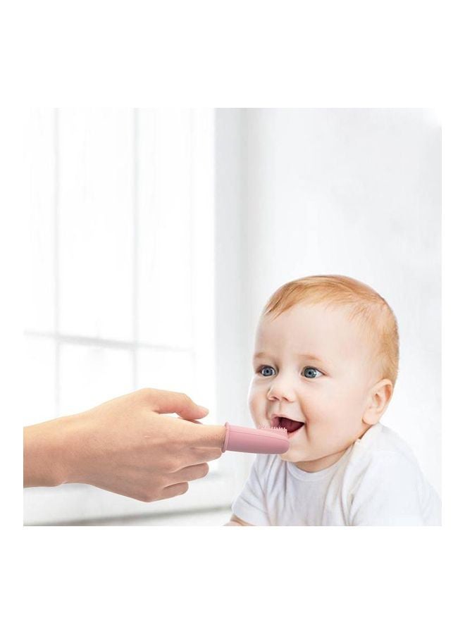 Lion Llama - 2-Piece Baby Finger Toothbrush Set - Image 1