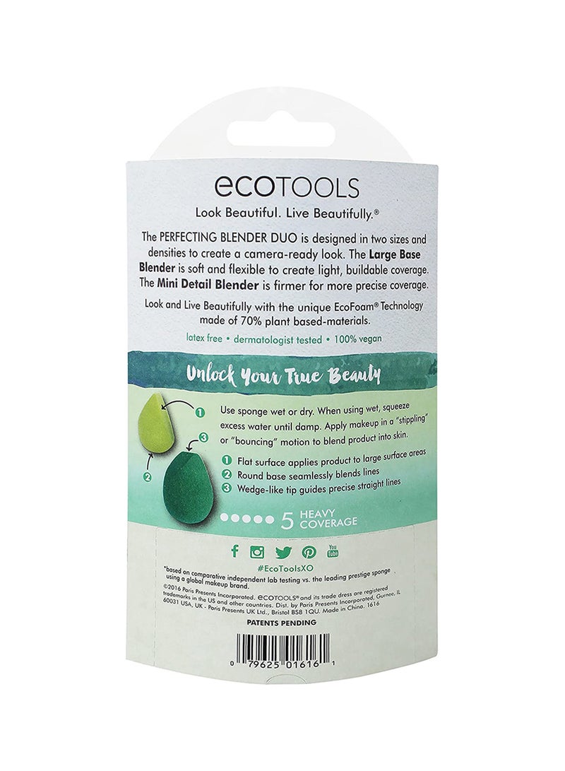 Eco Tools - Perfecting Blender Sponge Duo Multicolour - Image 1