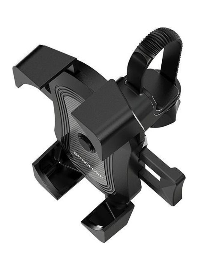 بوروفون حامل هاتف يُثبت على مقود الدراجة للهواتف الذكية بمقاس 4.0 إلى 6.5 بوصة أسود - Image 2