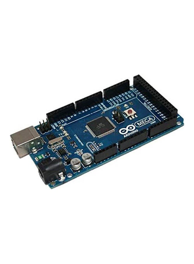 Mega Microcontroller Board Based On The Atmega2560 It Has 54 Digital Input/Output Pins Blue