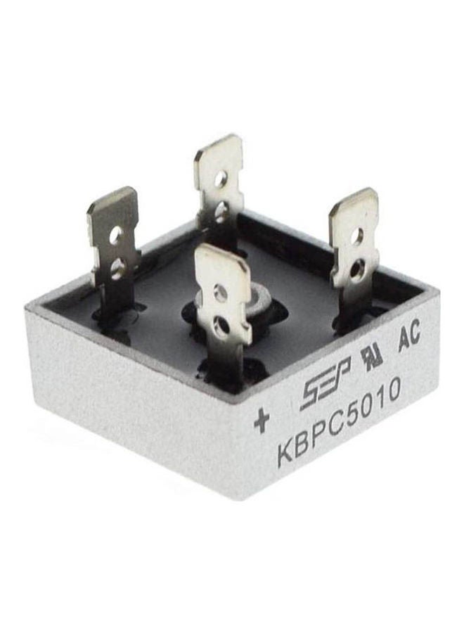 Bridge Rectifier Diode 50 Ampere Silver 22.6 x 7.9 x 2.8cm