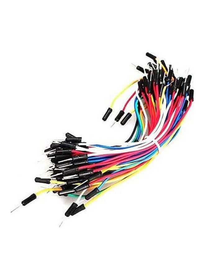 Generic Male To Male Solderless Flexible Breadboard Jumper Cable Wires 65Pcs For Arduino Multicolour  - Image 2
