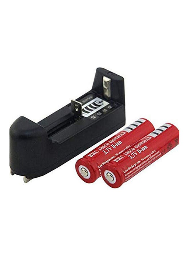 Generic - Lithium-Ion Battery Charger 18650 Black - Image 1