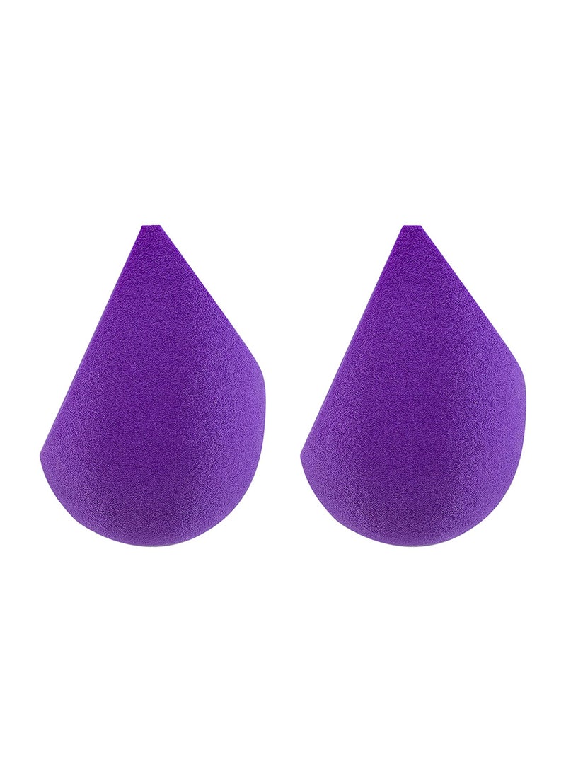 Eco Tools BioBlender Biodegrabable Makeup Sponge Duo Purple  - Image 3