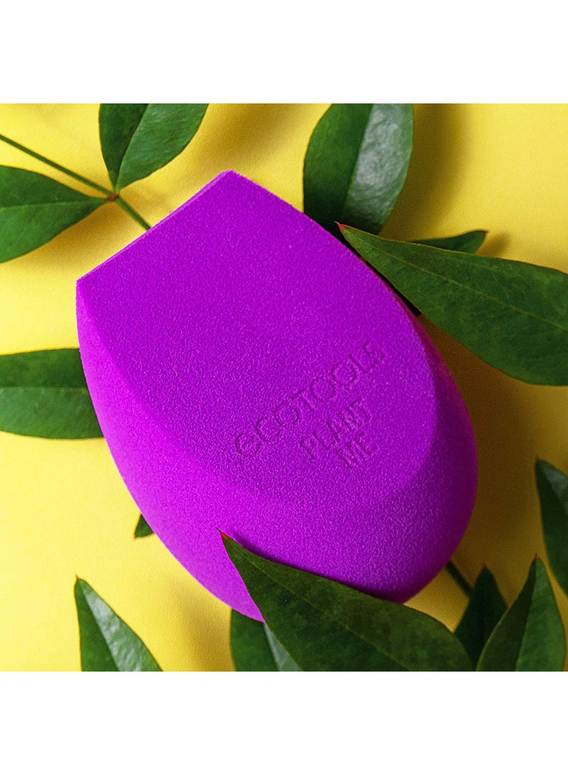 Eco Tools BioBlender Biodegrabable Makeup Sponge Duo Purple  - Image 5