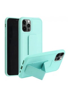 MARGOUN Protective Case Cover With Finger Grip Stand For Apple iPhone 12 Pro Max Green  - Image 3