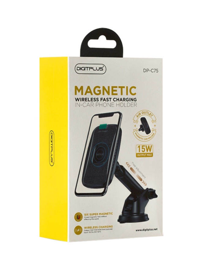 ديجيتبلس شحن لاسلكي مغناطيسي سريع. أسود - Image 5