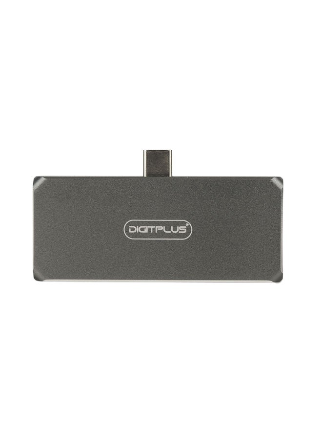 Digitplus 6 In 1 Multi Function Docking Station Grey - Image 1