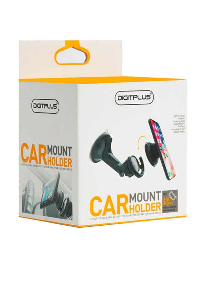 Digitplus - Car phone holder long arm Black - Image 1