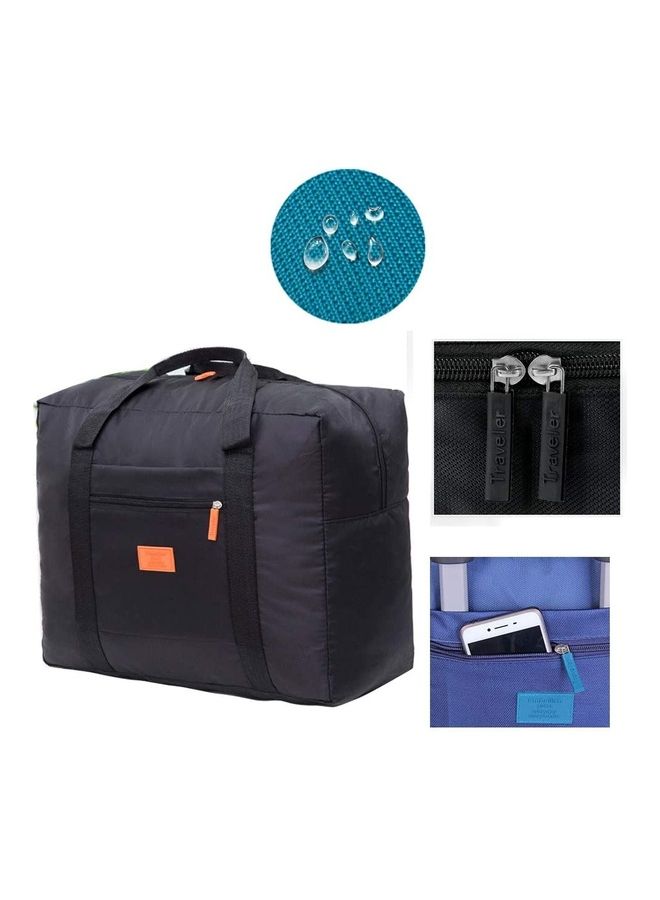 ZENHOME - Waterproof Folding Travel Duffel Bag Navy Blue - Image 1