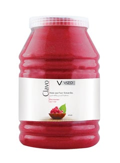 VIZO Clavo Hand & Foot Scrub Gel Raspberry 4.8Liters 