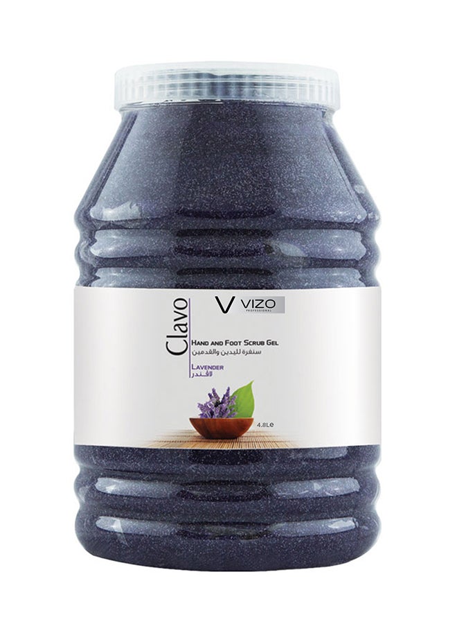 VIZO - Clavo Hand And Foot Scrub Gel Lavender 4.8Liters - Image 1