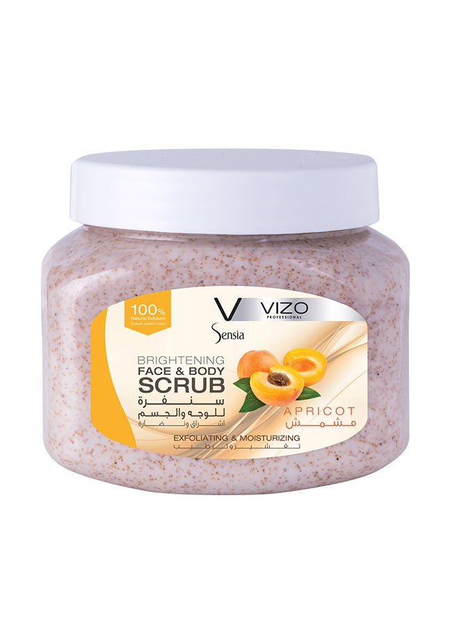 Sensia Face And Body Apricot Scrub 500ml