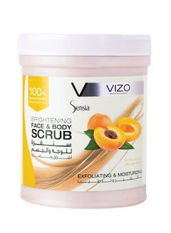 VIZO Sensia Face And Body Scrub Apricot 1000ml 