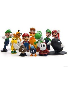 Beauenty Cute Super Mario Bros Bowser Koopa Yoshi Mari Pvc Action Figures Toys  - Image 2