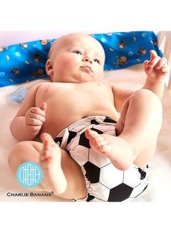 Charlie Banana 2-in-1 Soccer Swim Diaper and Training Pants, Small  - Image 3