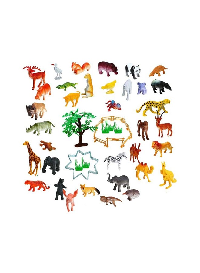 أميتاشا طقم مجسمات حيوانات من 30 قطعة طراز AnimalKingdom19 - Image 1