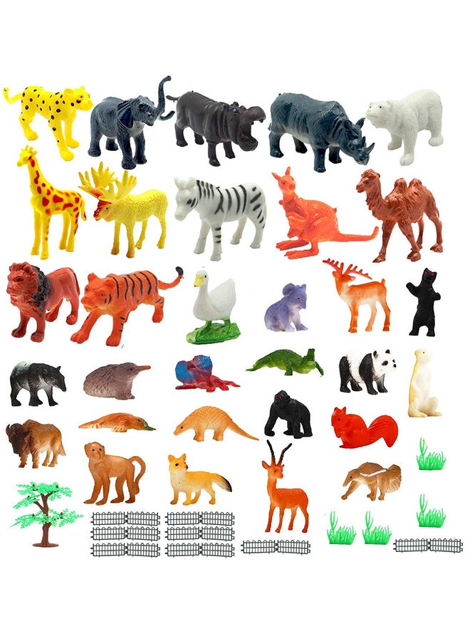 أميتاشا طقم مجسمات حيوانات من 30 قطعة طراز AnimalKingdom19 - Image 2