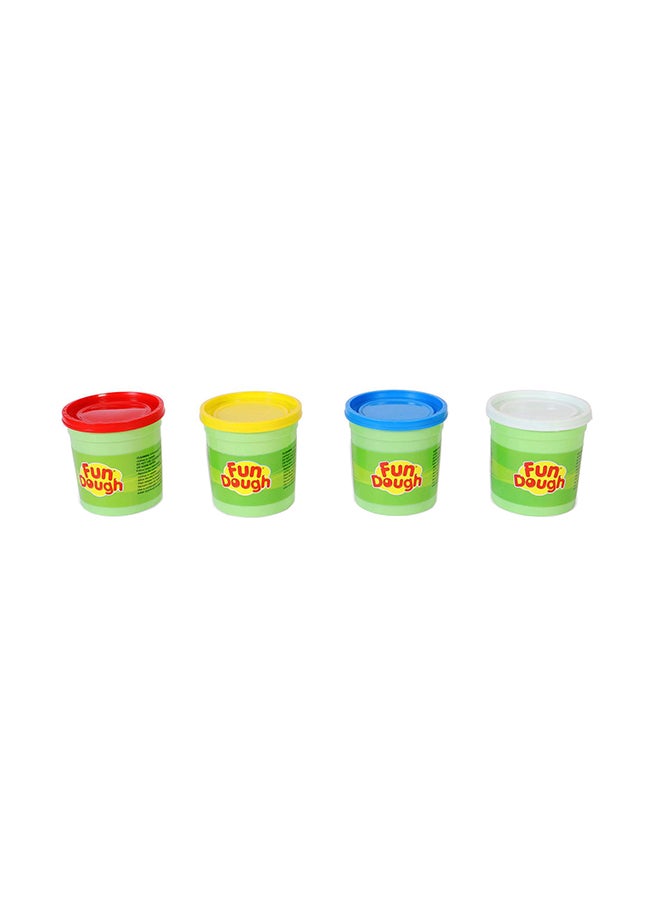 فنسكول Sofdough Jumbo Pack 4 Attractive Diffeent Colours Clay For Kids  - Image 1
