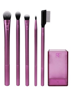 REAL TECHNIQUES 6-Piece Eye Brush Set Purple 