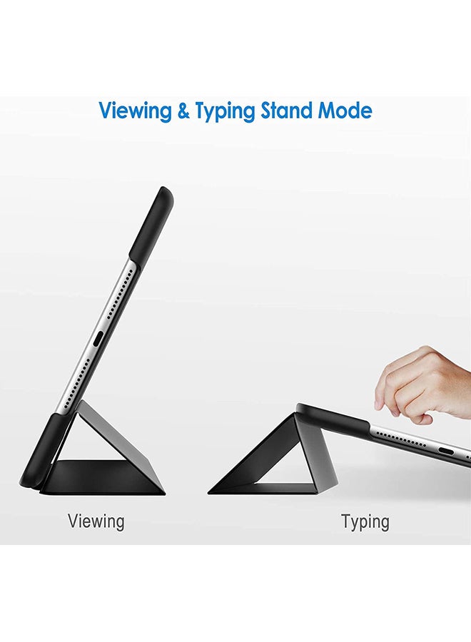 ثيودور غطاء حماية واق قلاب لجهاز سامسونج جالاكسي تاب S7 بلس بخاصية النوم/ الاستيقاظ التلقائي بتصميم علم أخضر/ أبيض - Image 2