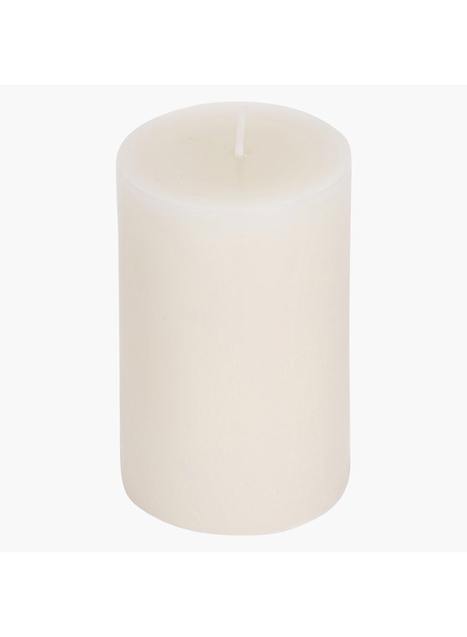 Home Box 2-Piece Pillar Candles White 6.3x6.3x10.1cm  - Image 2