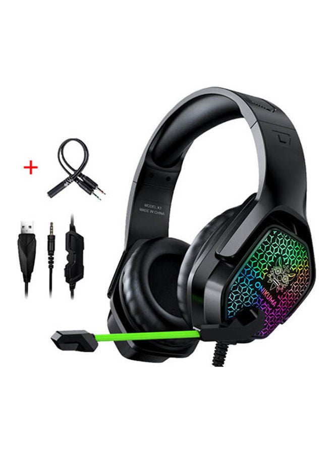 onikuma x3 Gaming Headphone - Wired  - Image 2