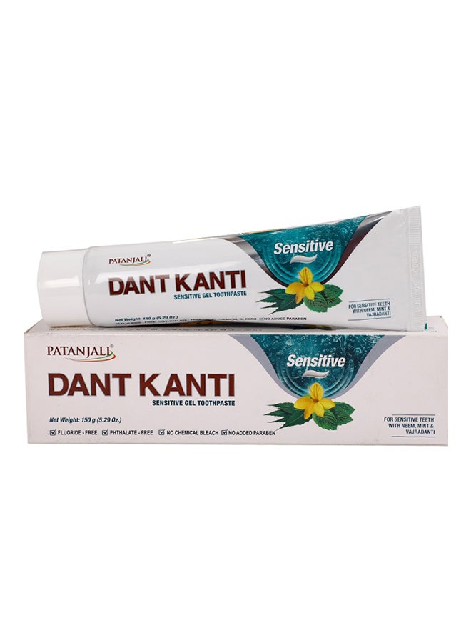 PATANJALI - Dant Kanti Sensitive Gel Toothpaste 150grams - Image 1