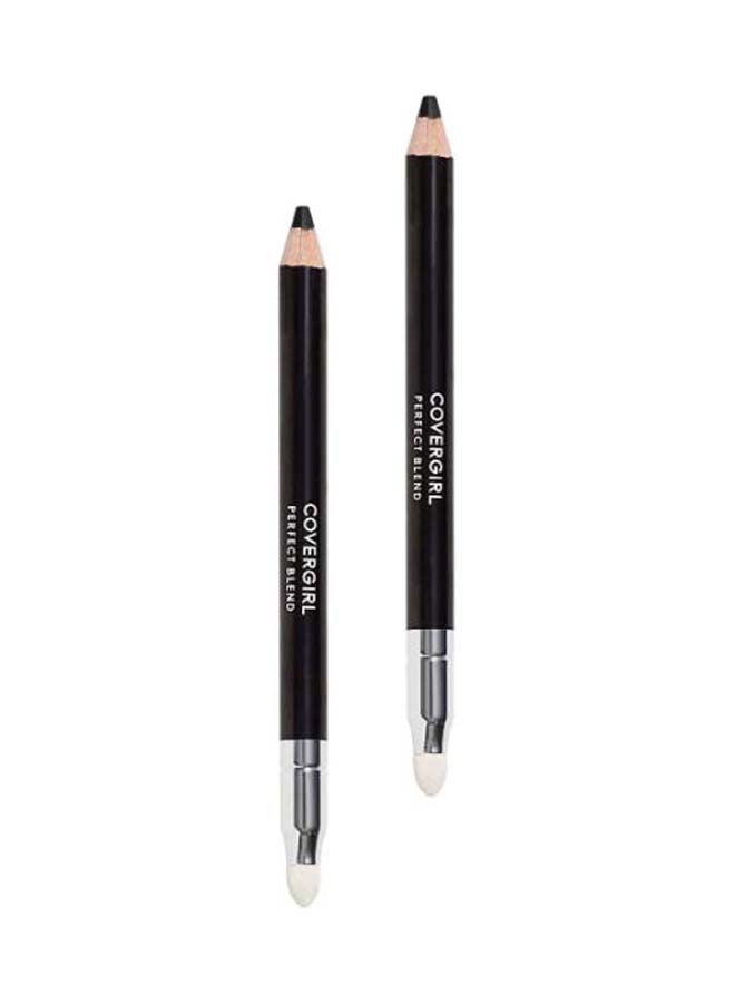 CoverGirl Set of 2 - Perfect Blend Eyeliner Pencil with Blending Tip Basic Black  - Image 1