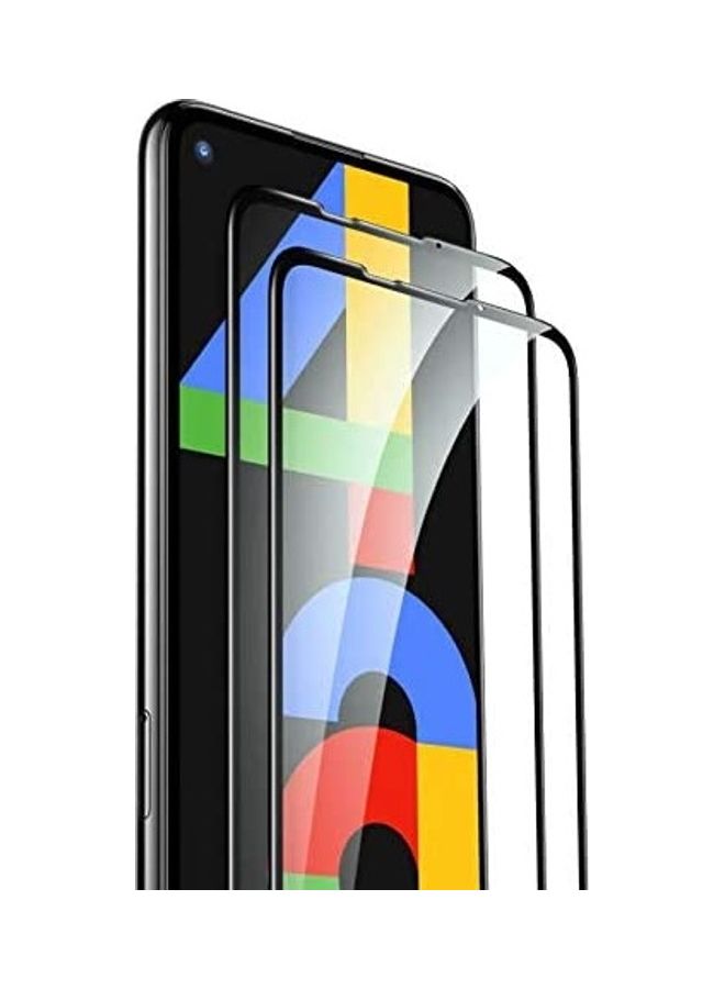 ICS 3D Curved Screen Protector For Google Pixel 4A 4G Black - Image 1