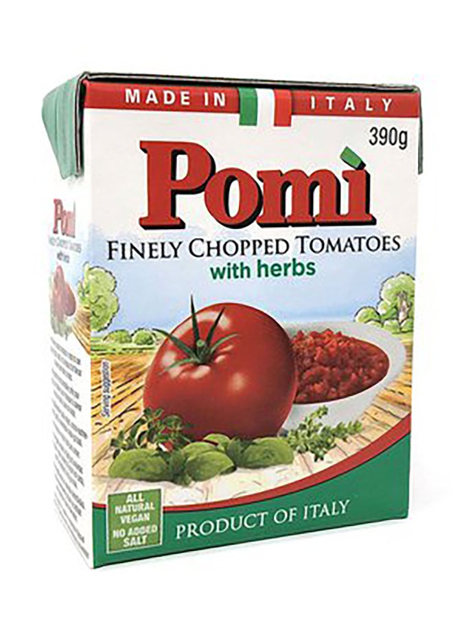 Pomi Finely Chopped Tomatoes With Herbs 390grams Single