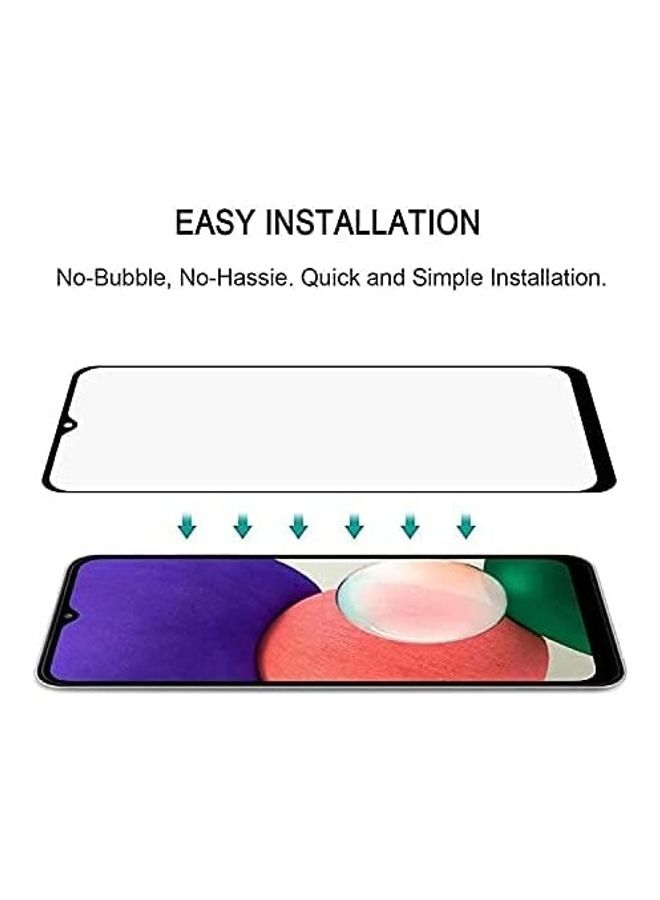 ICS 3D Curved Glass Screen Protector For Samsung Galaxy A22 5G Black - Image 2
