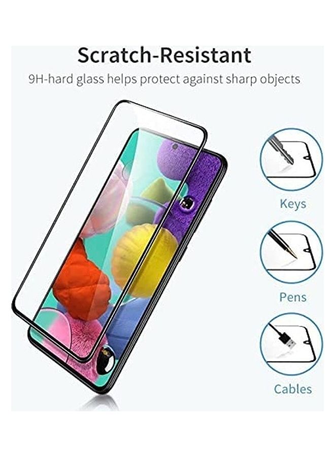 ICS Screen Protector For Samsung Galaxy A51 5G Black - Image 2