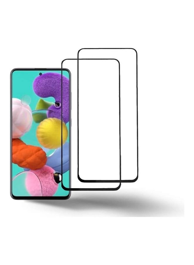 ICS Screen Protector For Samsung Galaxy A71 Black - Image 1