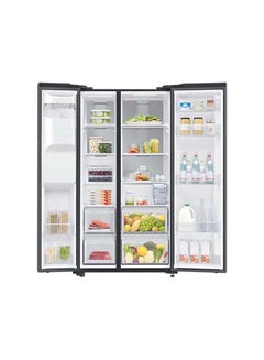 Samsung Side By Side Refrigerator With Space RS64R5331B4 Black  - Image 5