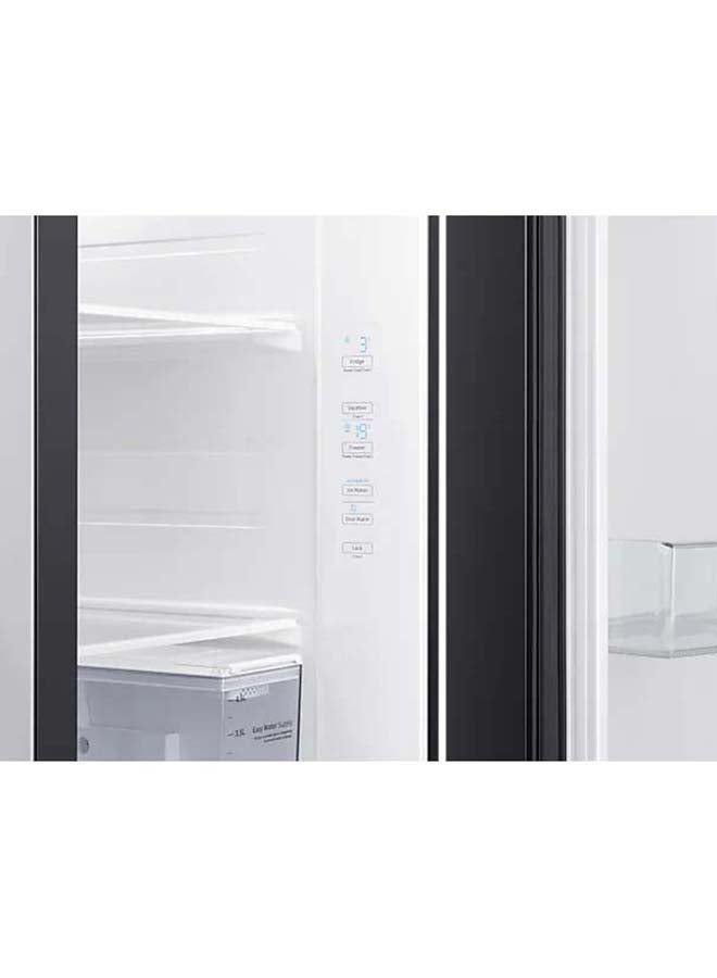 Samsung - Side By Side Refrigerator With Space RS64R5331B4 Black - Image 1