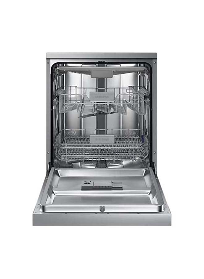 Samsung - Freestanding Full Size Dishwasher With 14 Place Settings DW60M6050FS Silver - Image 1