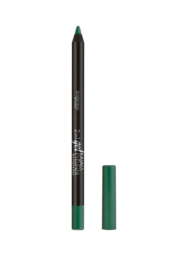 DEBORAH MILANO 2 in 1 Gel Kajal and Eyeliner Pencil 11 Light Green  - Image 1